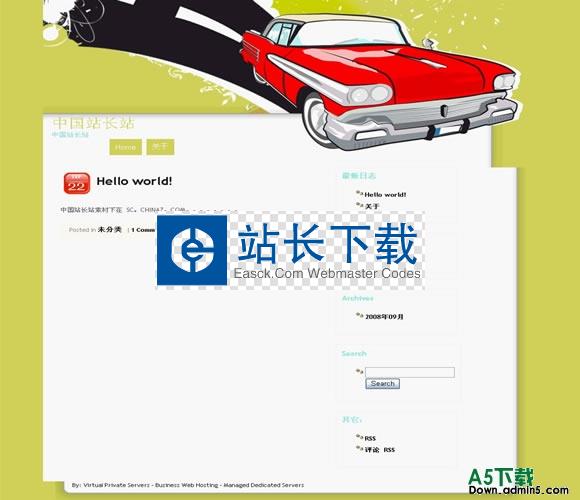 wordpress Thunderbird模板