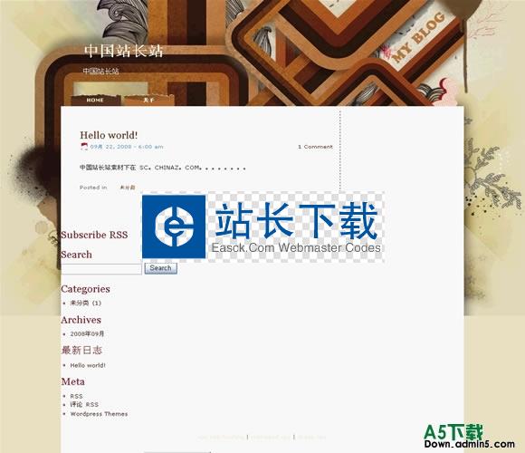 wordpress Blogbook模板