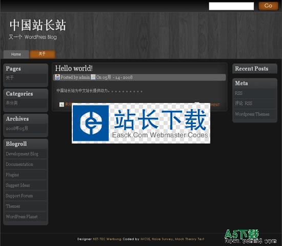 wordpress nutone模板
