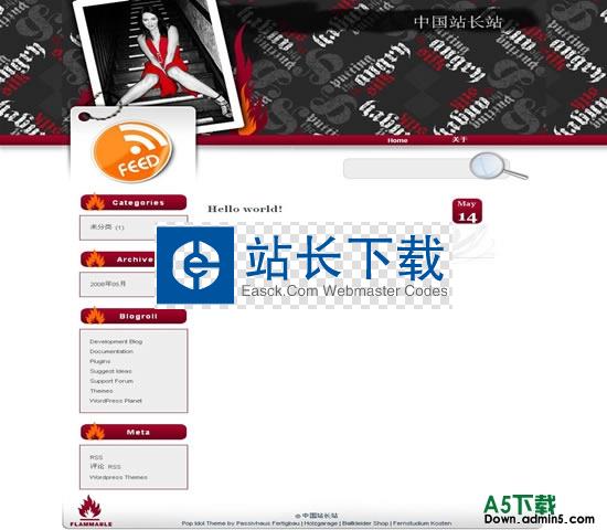 wordpress Pop Idol模板