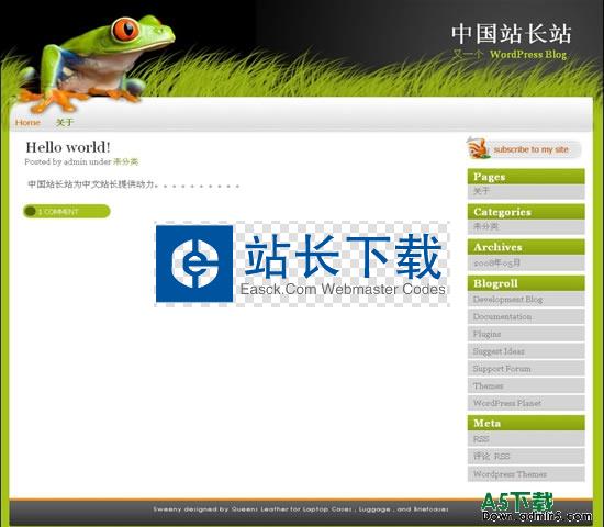 wordpress sweeny模板