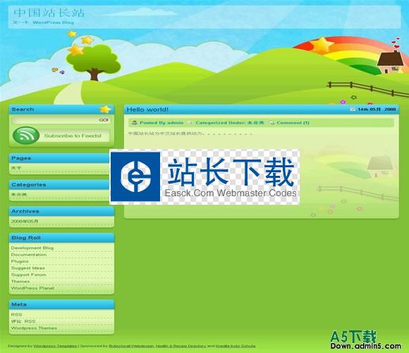 wordpress Scribbled模板