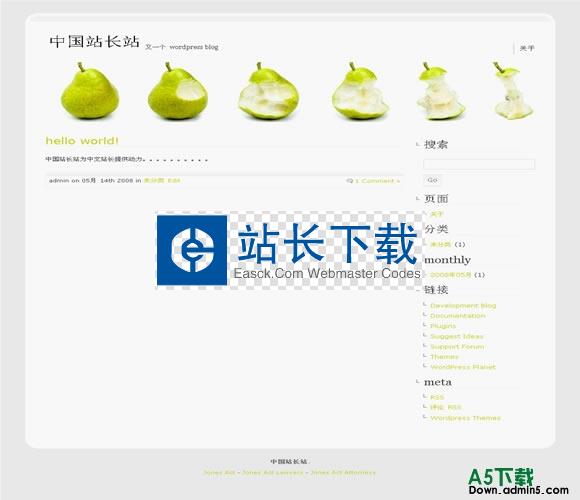 wordpress Disappear模板