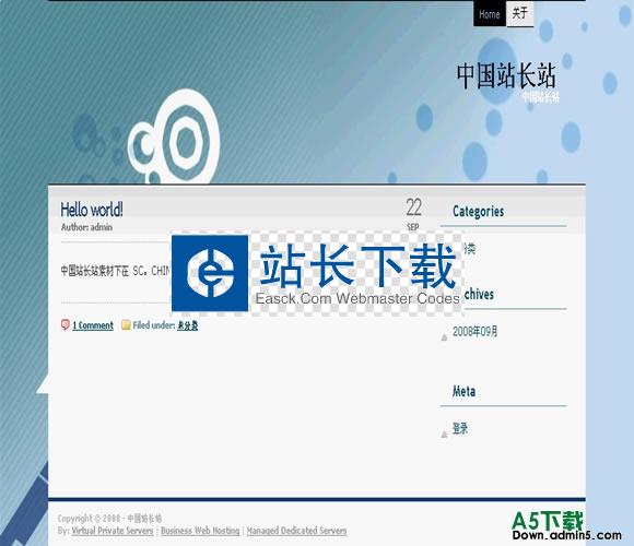 wordpress Business模板