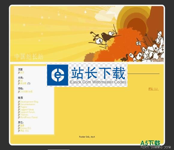 wordpress Cotton Time模板