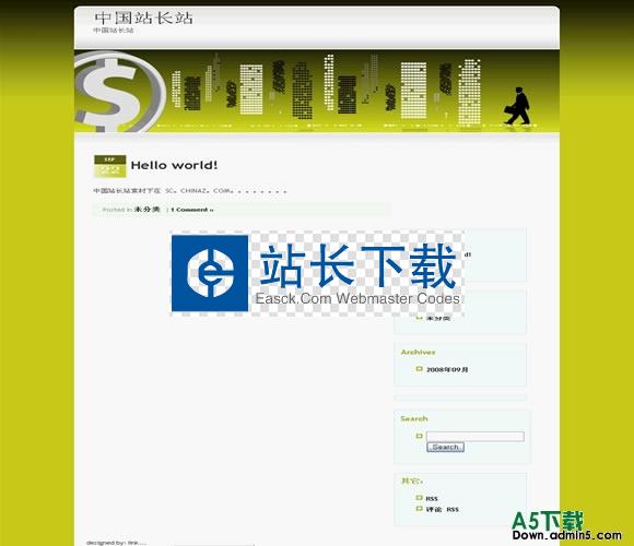 wordpress City Lights模板