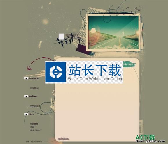 wordpress Highway模板