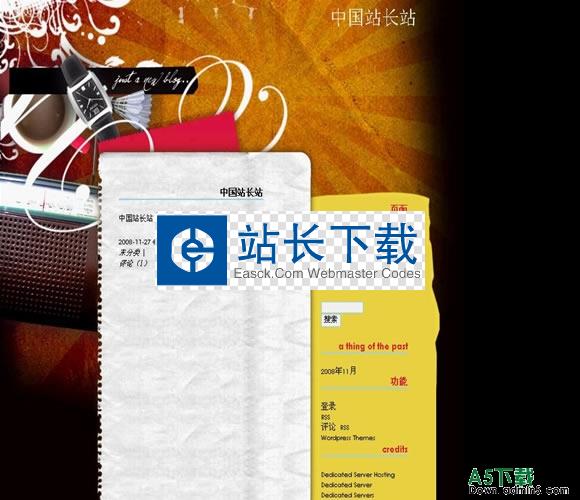 wordpress Portfolio模板